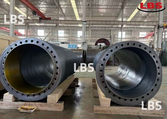 Heavy Duty Q355B Steel LBS Grooved Winch Drum Left Right Hand 80° Lebus Rope Spooling  For Marine Hoist