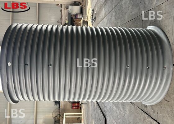 32mm Wire Rope Left-Handed 65° Lebus Grooved Drum Sleeve LBS Liner for Heavy-Duty Lifting Systems