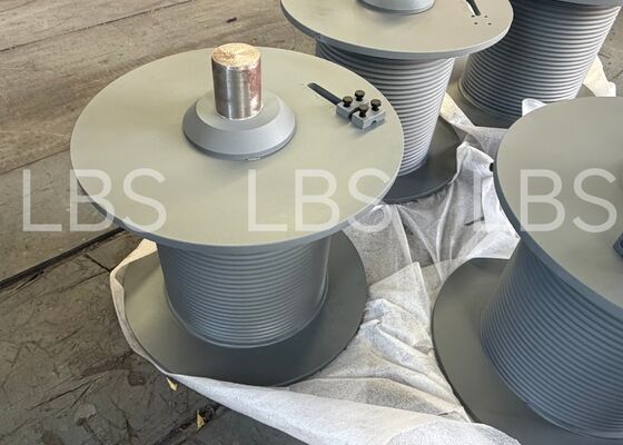 Left-hand 45° Winch Drum LBS Groove 10.3mm Rope Diameter