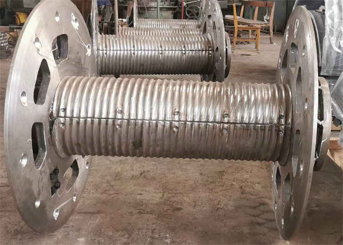 Wire Rope Fixed Winch Cable Drum Q355b Lebus Sleeves Plug Welding