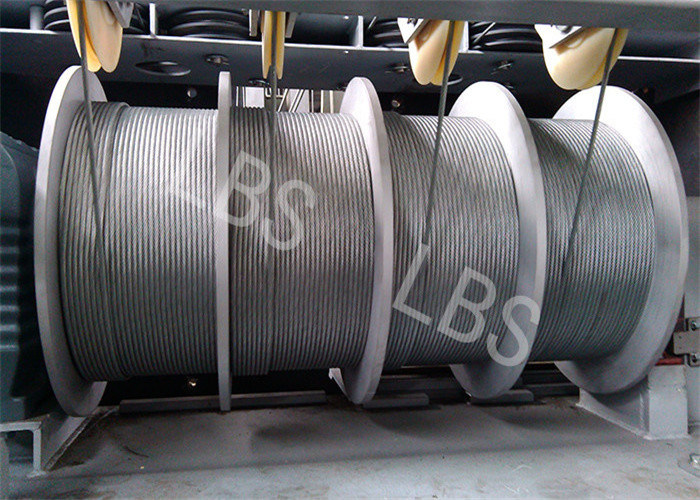 500m Rope Capacity Lebus Grooved 4 section Drum / 6 section Drum For BMU