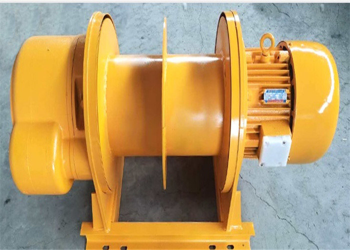 Customized 30mm Wire Power Winch Machine , Dual Drum Winch For Oil Well