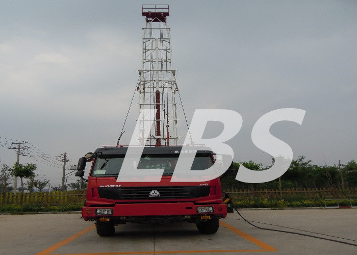 Drowork Rigs Double Drum Oil Rig Drawworks Equipment Truck Mounted Drilling 500kn