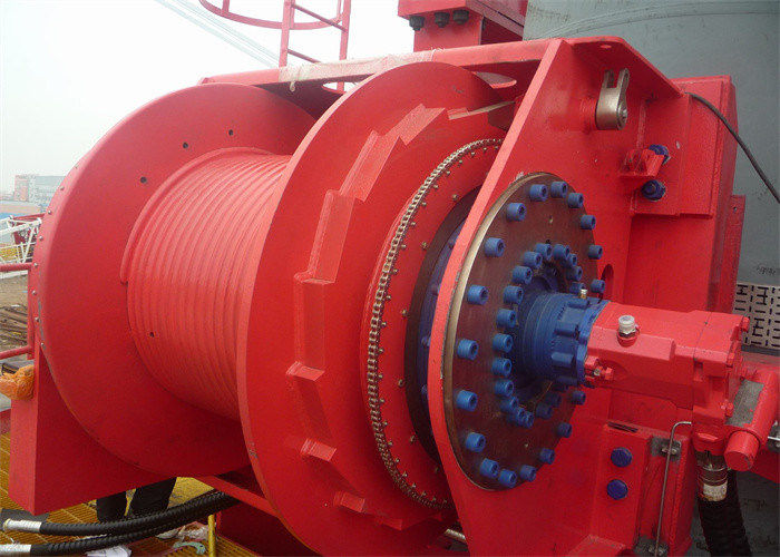 30t Hydraulic Crane Winch High Power And Slow Speed For Offshore