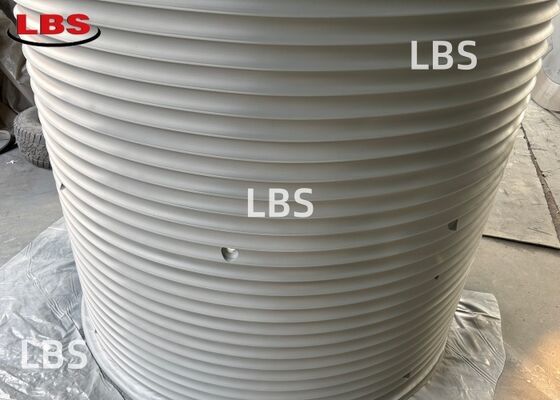 Right-Handed 50° Q355B Steel LBS Grooved Drum Sleeve RopeSpooling for Mining & Logging Operations