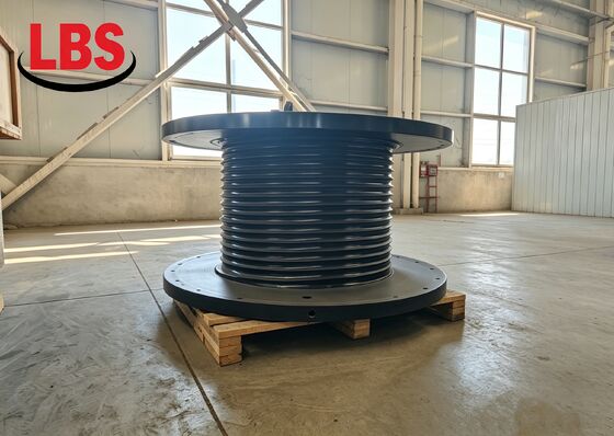 Black LBS Grooved Drum Right-hand Rotation 26mm Rope Diameter