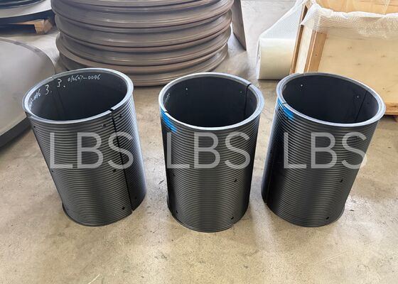 MC Nylon LBS drum sleeve bolt-on connection right-hand 60°