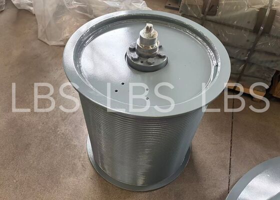 99mm Rope Capacity Luffing Drum Lebus Groove 12mm Rope Diameter