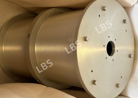 Synchronous Take-up & Pay-out Lebus Double Drum, Aluminum Alloy Drum with 6-layer Winding & Anti-cable-biting