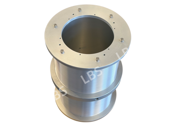 Synchronous Take-up & Pay-out Lebus Double Drum, Aluminum Alloy Drum with 6-layer Winding & Anti-cable-biting