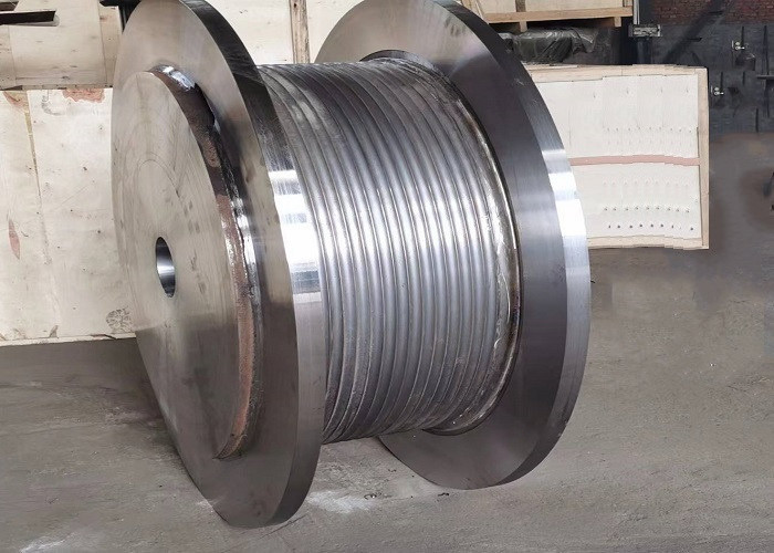 Multi Layer Winding Grooved Winch Drum For Construction Equipment